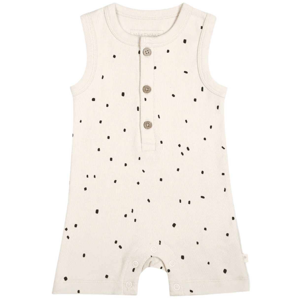 Organic Baby Short Romper - Pixie Dots