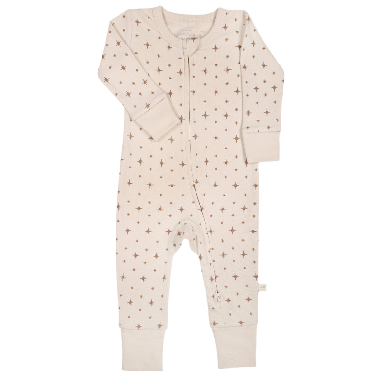 Organic 2-Way Zip Romper - North Star