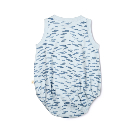 Organic Baby Bubble Onesie - Minnow