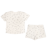 Organic Baby Toddler Tee and Shorts Set - Pixie Dots