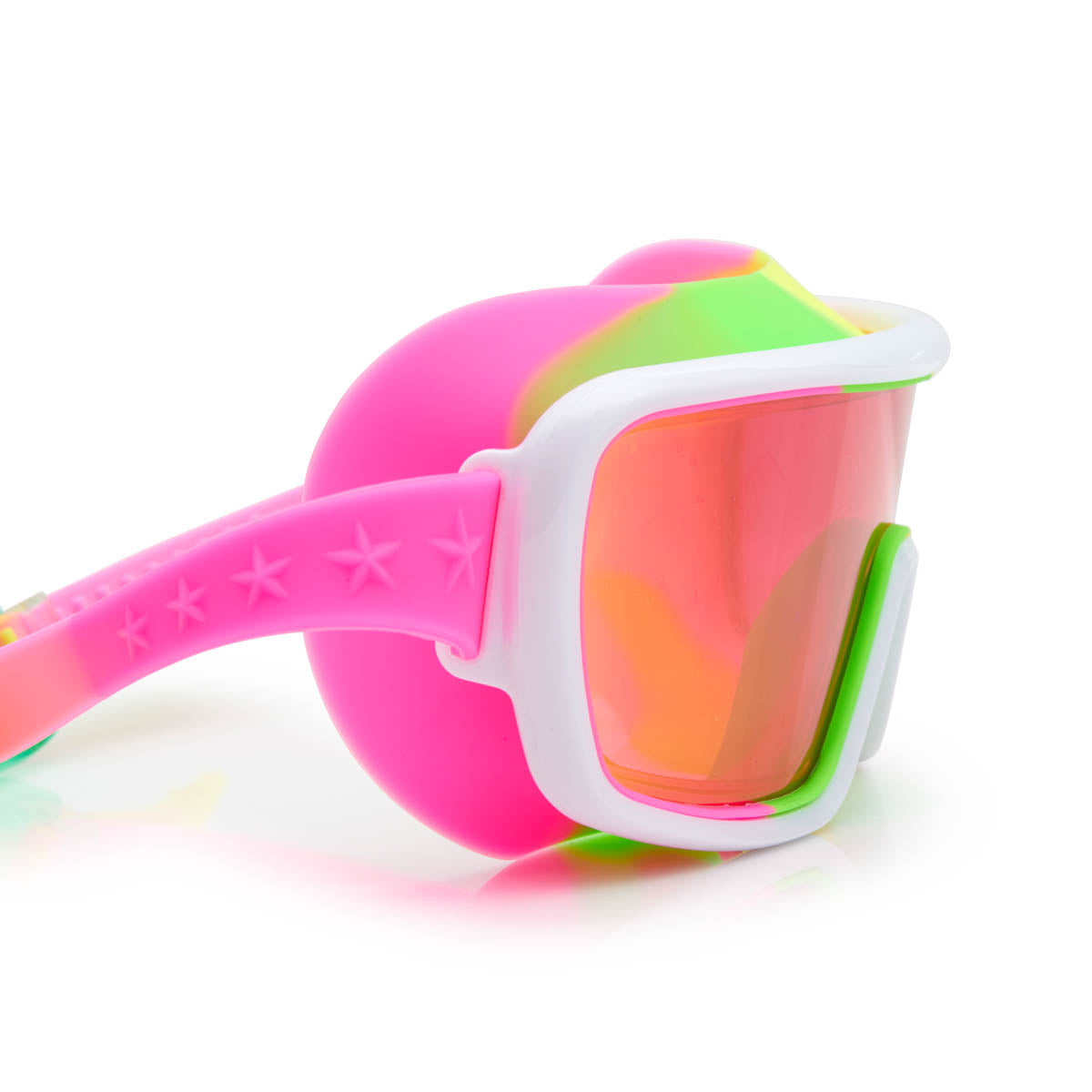 Multicolor Melon Chromatic Swim Goggles by Bling2o - HoneyBug 