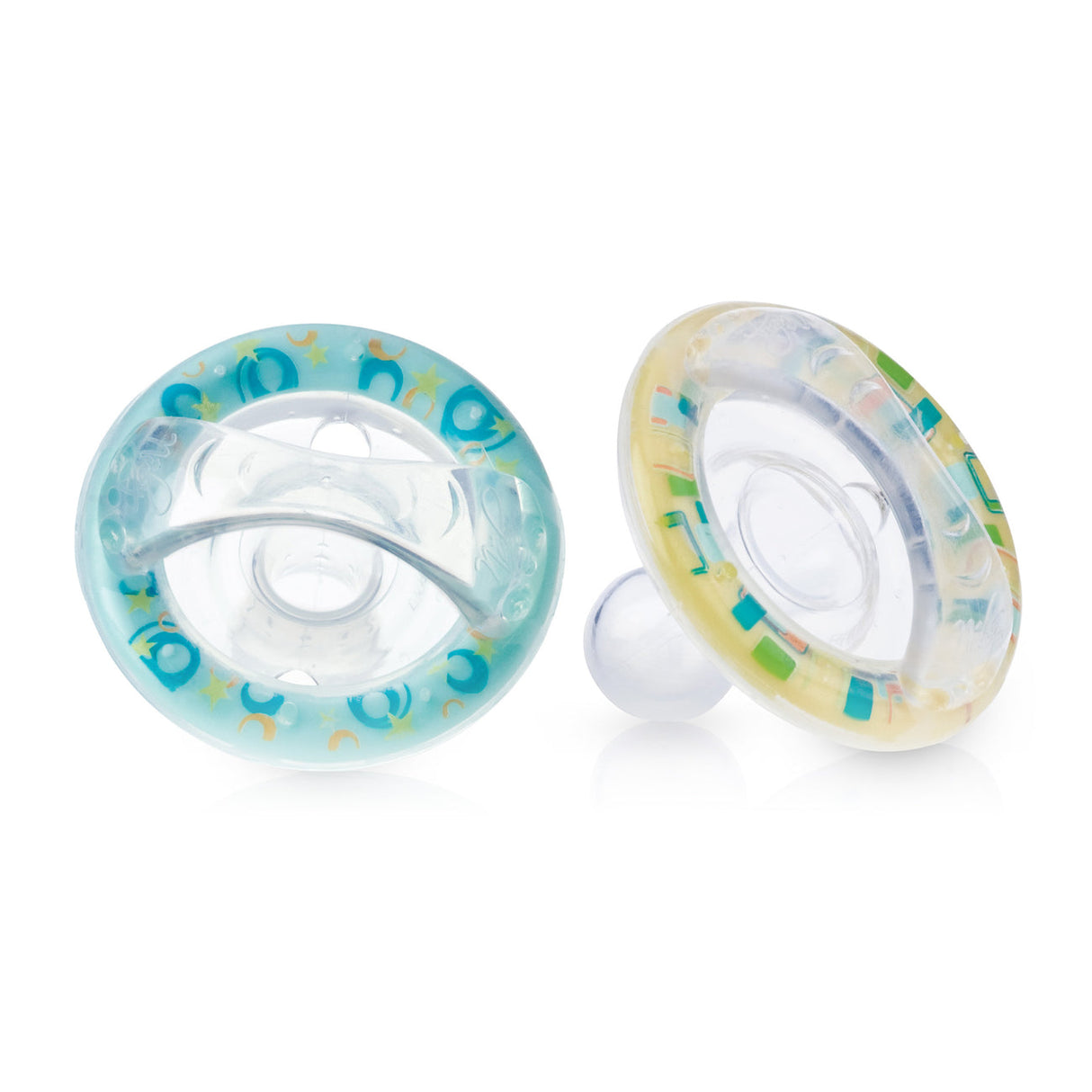 Softees Pacifier, 2 Pack Soothing Pacifiers (0-6m) - HoneyBug 