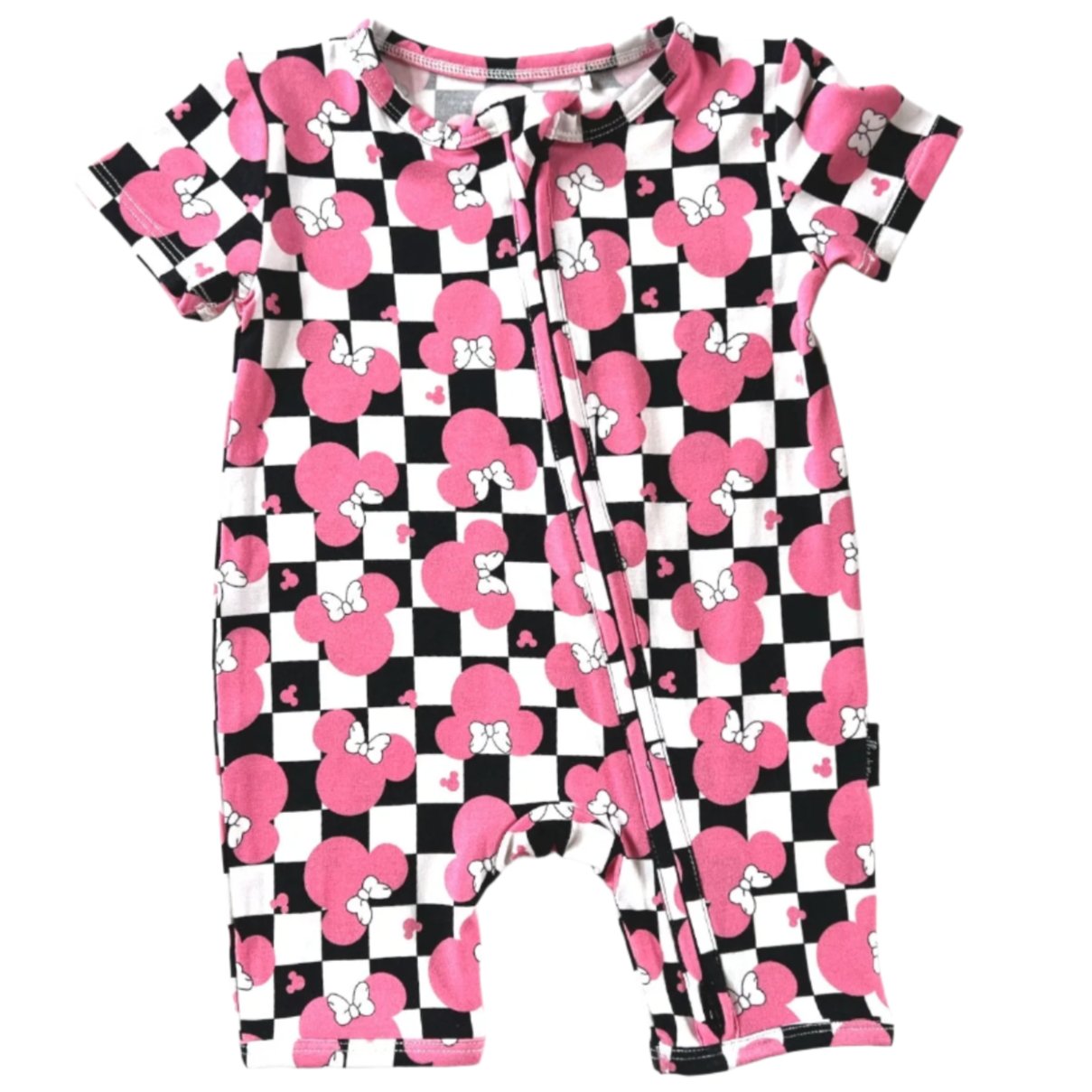 SHORTIE ZIP ROMPER - Millie Magic (Pink)