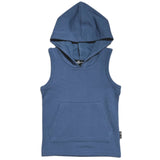 BAMBOO HOODIE TANK- Arctic