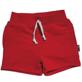 BAMBOO JOGGER SHORTS- Red