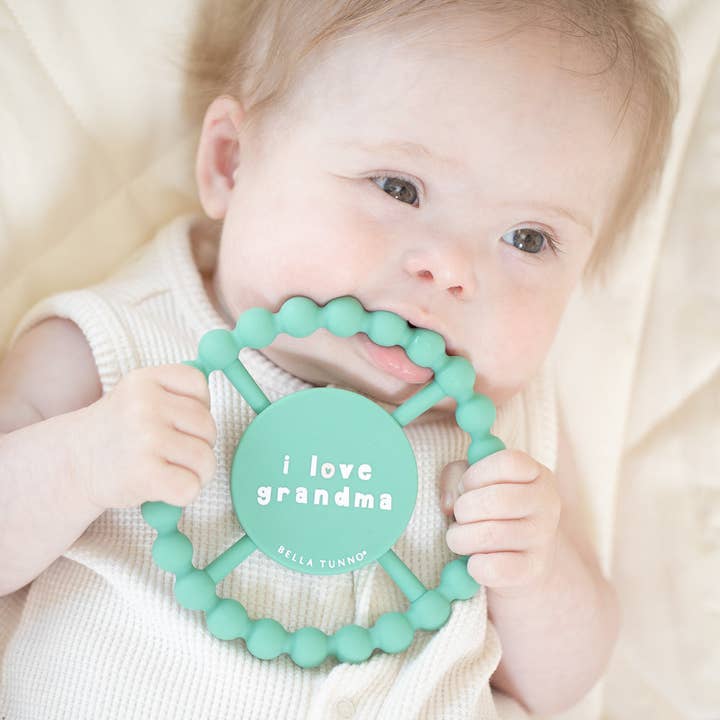 I Love Grandma Happy Teether - HoneyBug 