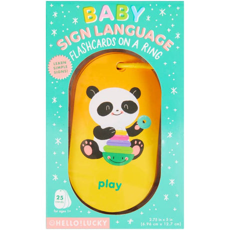 Hello!Lucky Baby's First Words Sign Language Flash Cards - HoneyBug 