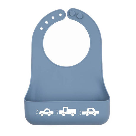 Traffic Jam Little Bites Bib - HoneyBug 