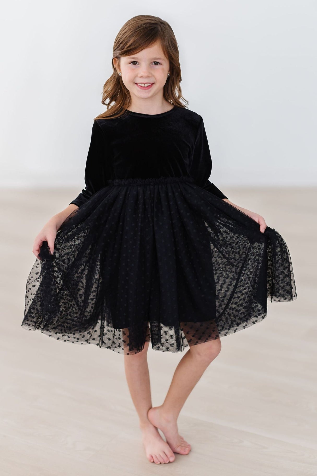 Black Velvet Tutu Dress