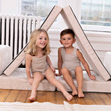 Bamboo Cotton White, Girl  (2 Sets) - HoneyBug 