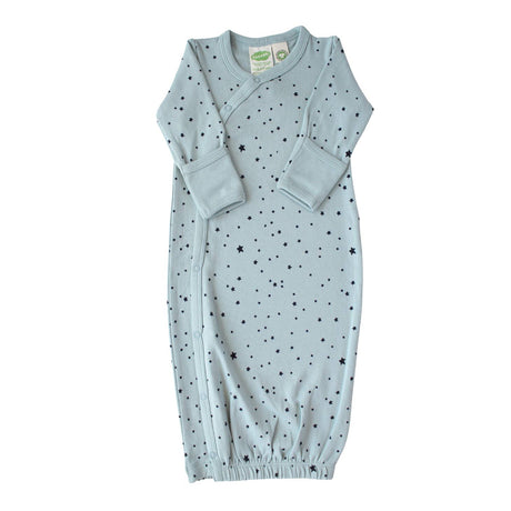 Organic Gown - Navy Stars - HoneyBug 