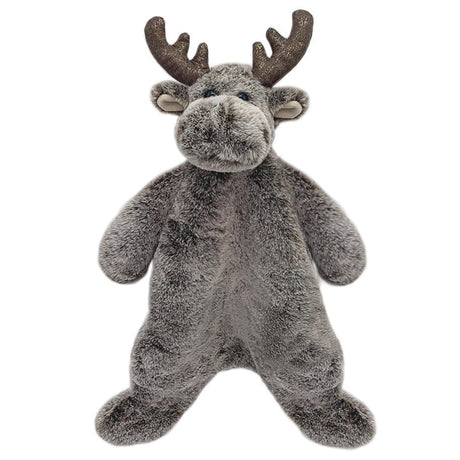 'Marley' Moose Plush Baby Security Blanket - HoneyBug 