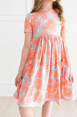 Sweet Gardenias S/S Pocket Twirl Dress