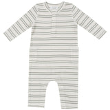 Uni Romper - Modal Rib Stripe - Desert Sage