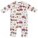 Uni Romper - Happy Tractors