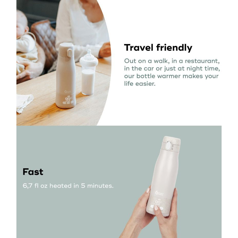 Portable Bottle Warmer Moov & Feed - HoneyBug 