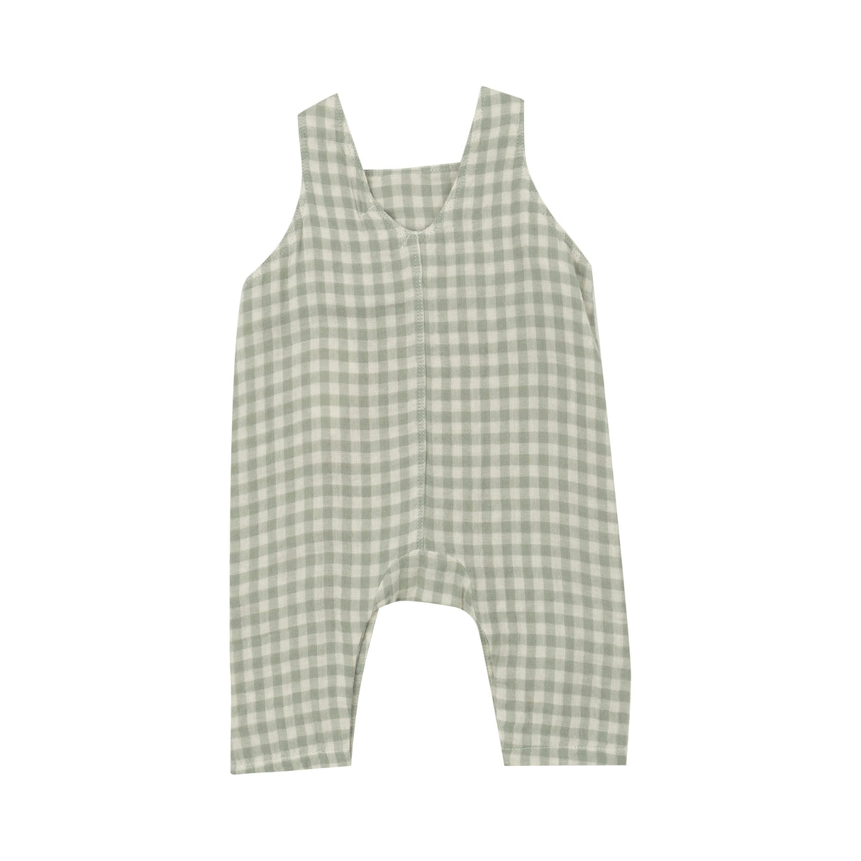 Overalls - Mini Green Gingham