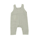 Overalls - Mini Green Gingham