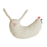 Rabbit Peter Cushion - Minty / White