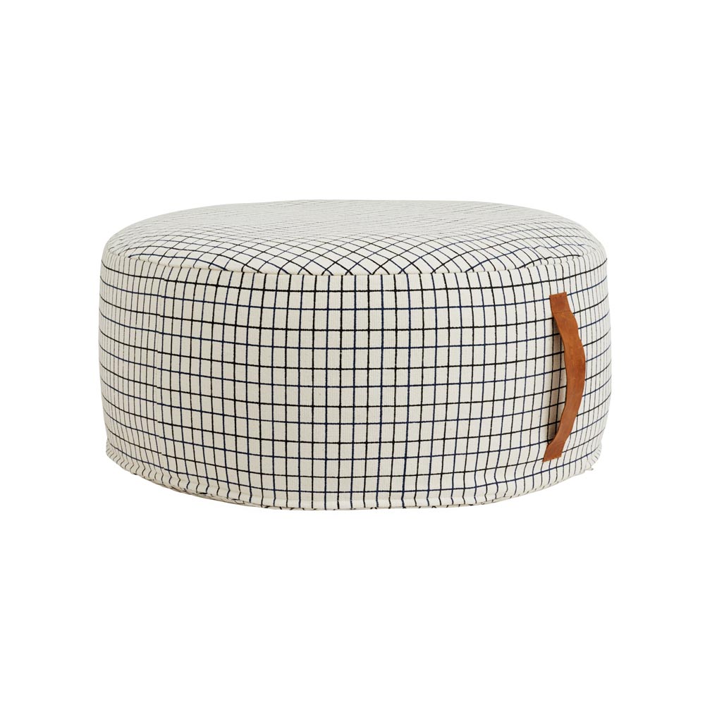 Sit On Me Pouf - Round - Offwhite