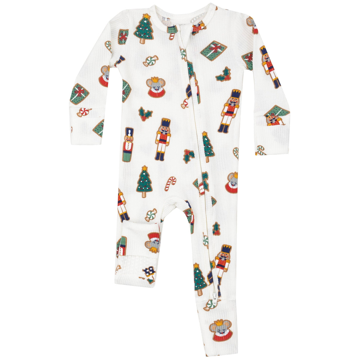 2 Way Zipper Romper - Nutcracker Christmas Cookies