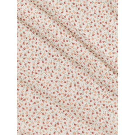 Organic Baby Swaddle Blanket - Joy Floral / Berry - HoneyBug 