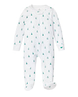 Baby's Pima Romper in Evergreen Trees