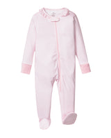 Baby's Pima Romper in Pink Stripes