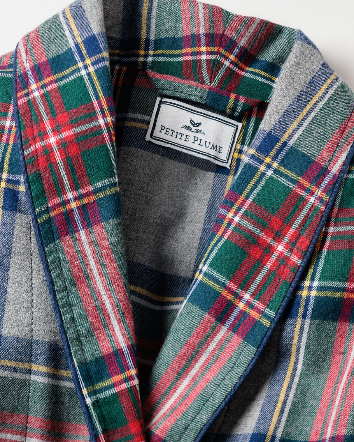 Men's Brushed Cotton Robe in Westminster Tartan