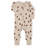 Organic 2-Way Zip Romper - Orchard