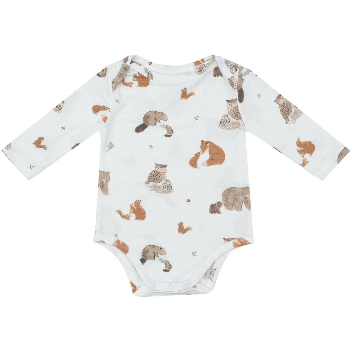 Bodysuit - Mixed Woodland Animals Blue