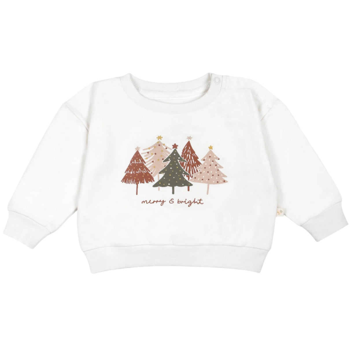 Organic Fleece Sweatshirt - Merry & Bright