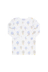 Blue Balloons Print Pajama