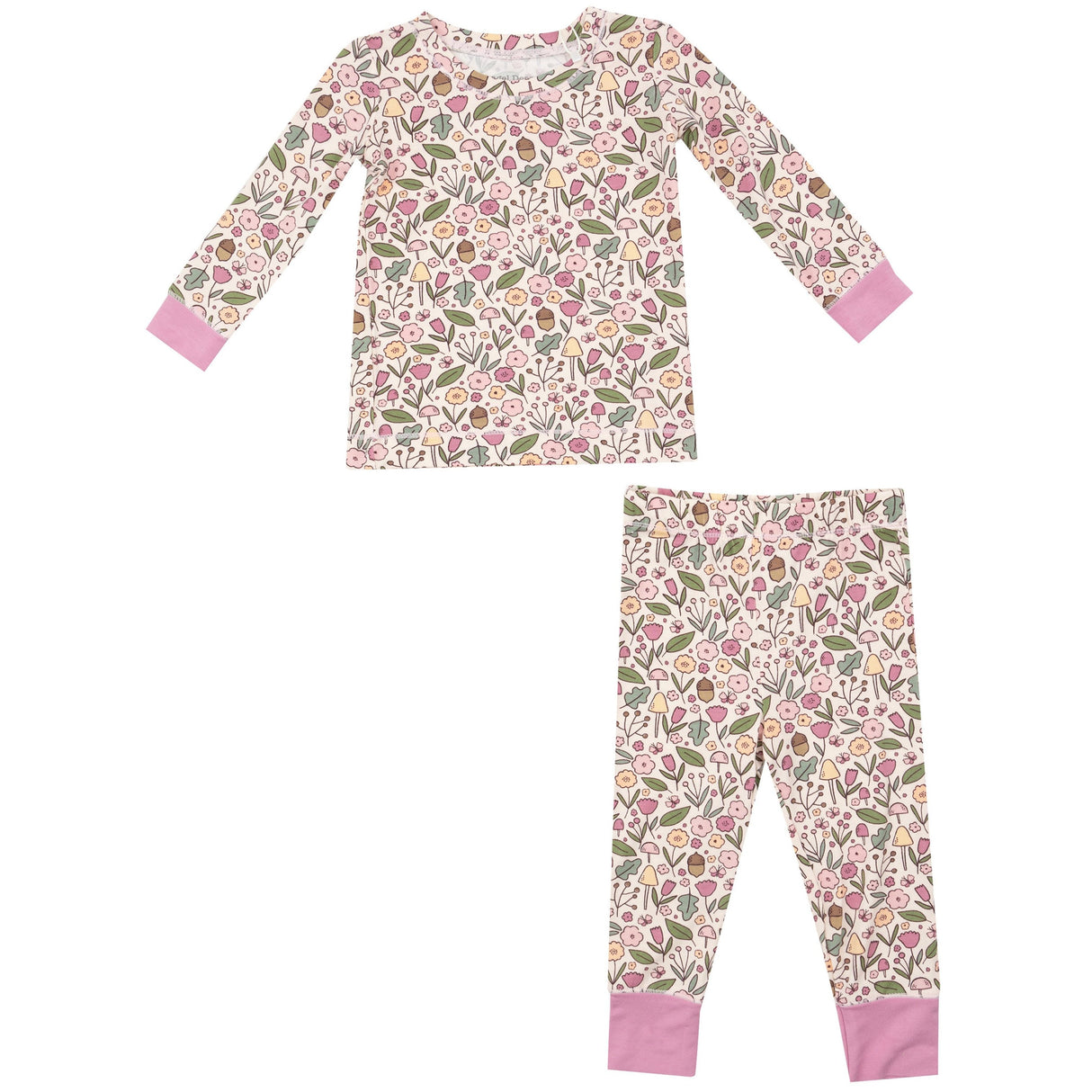 L/S Loungewear Set - Acorn Floral