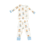 L/S Loungewear Set - Teddy Bears Blue