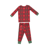 L/S Loungewear Set - Vintage Holiday Plaid