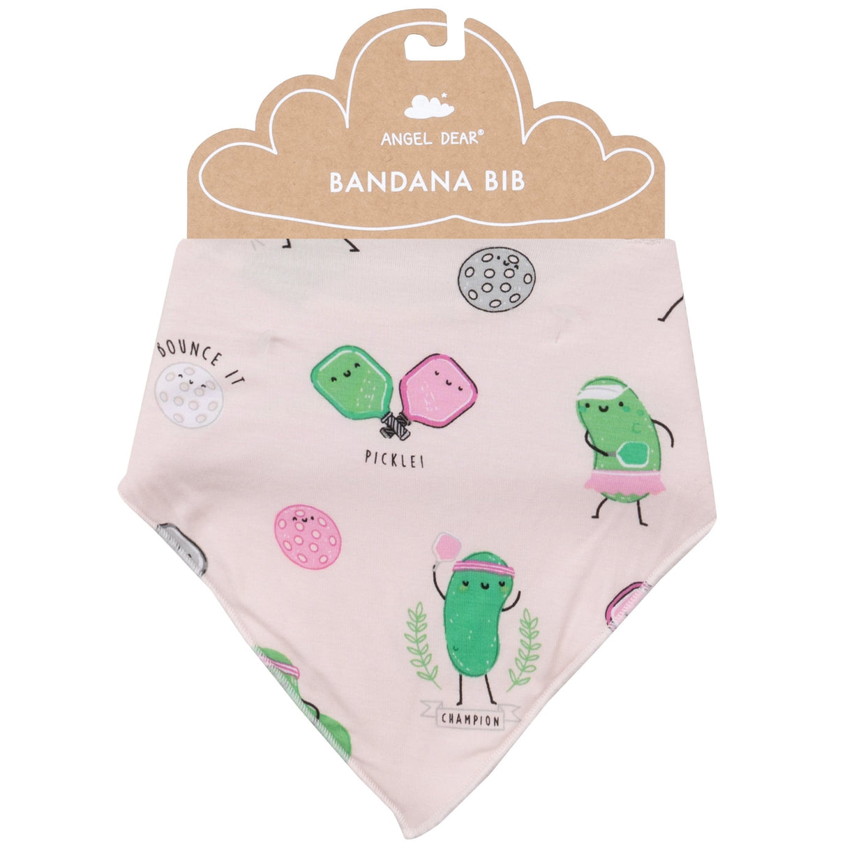 Bandana Bib - Pickleball Pink