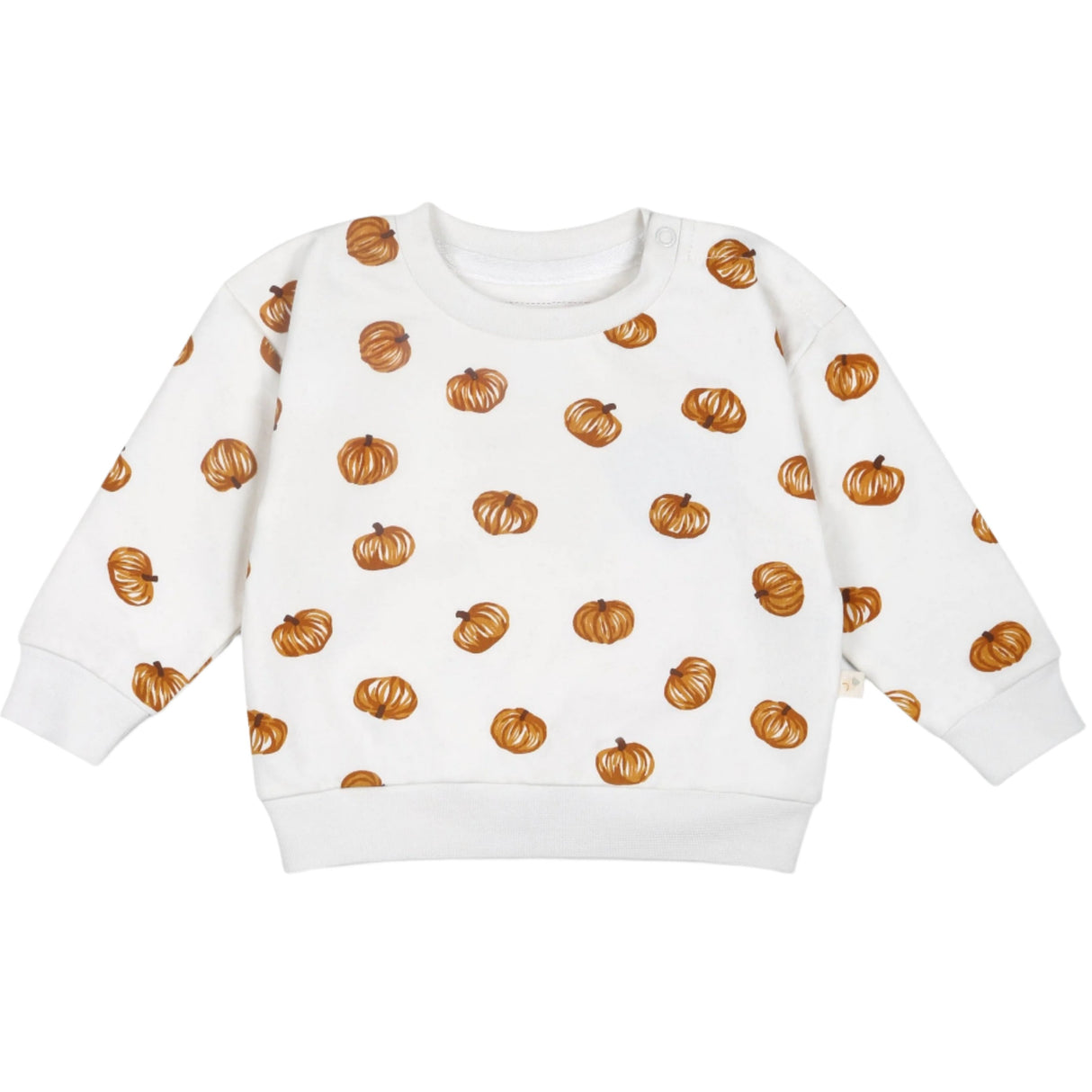 Organic Fleece Sweatshirt - Pumpkin