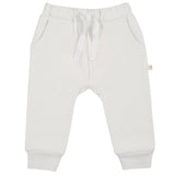 Organic Fleece Jogger Pants - Natural