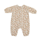 Peasant Romper - Bitty Brown Floral