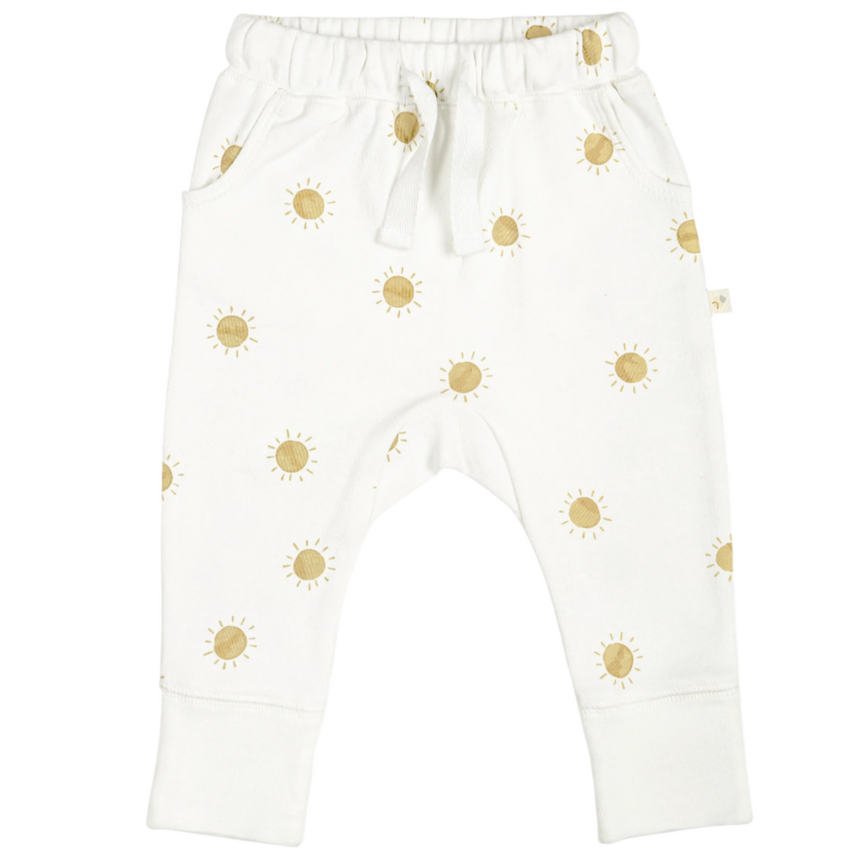 Organic Baby Toddler Harem Pants - Sunshine