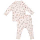 Organic Baby Top & Pants Set -Seashells