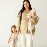 Organic Baby Sleep Gown Knotted - Seashells