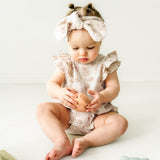 Organic Baby Flutter Bubble Onesie - Seashells