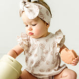 Organic Baby Flutter Bubble Onesie - Seashells