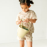 Organic Baby Toddler Tee and Shorts Set - Seashells