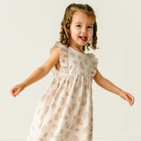 Organic Baby Flutter Dress - Seashells