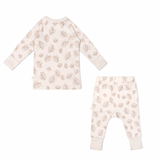 Organic Baby Top & Pants Set -Seashells