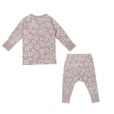 Organic Baby Top & Pants Set - Daisies