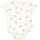 Organic Baby Bubble Romper - Sunshine